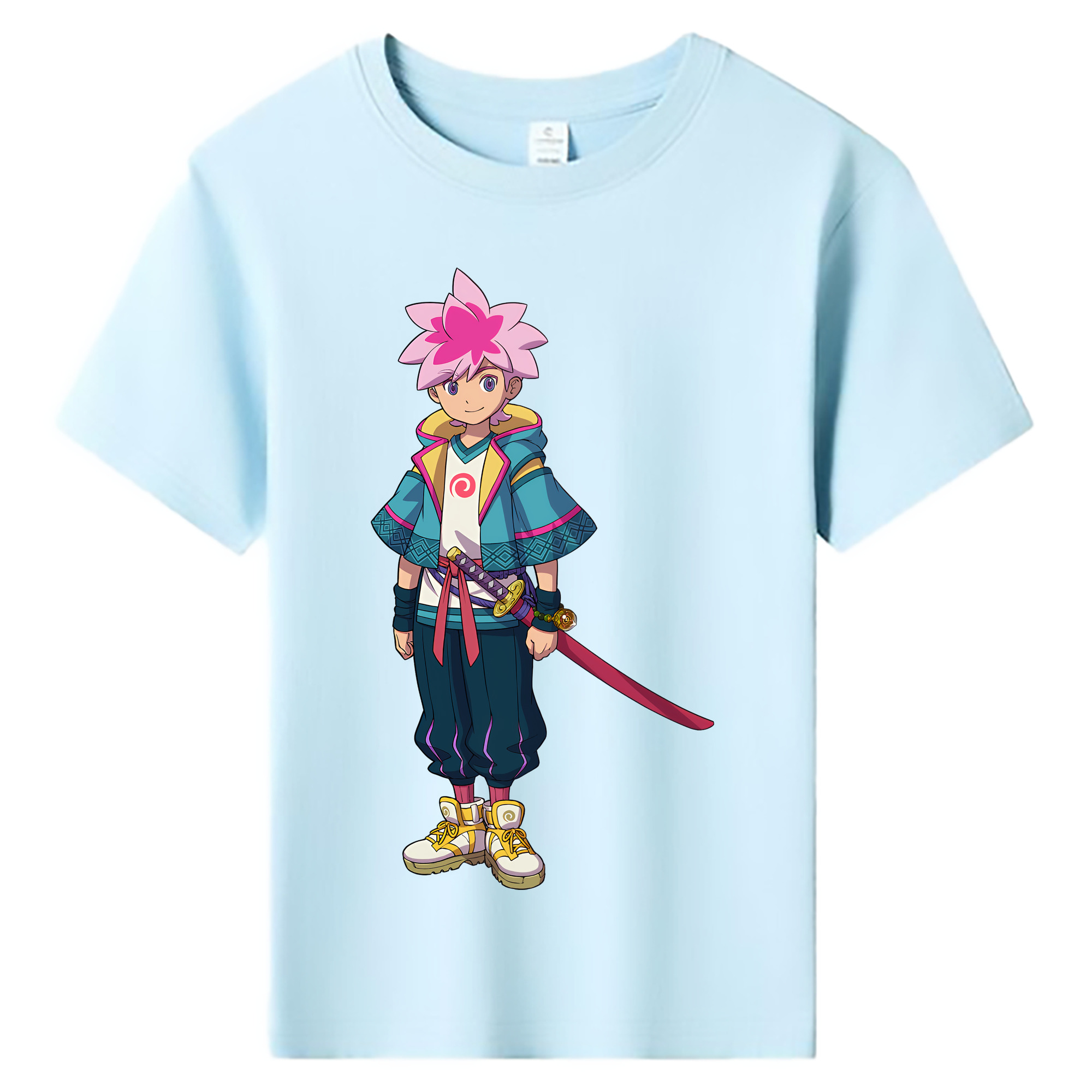 （画像用） 妖怪ウォッチ Yo-kai Watch 綿100％キッズTシャツ（フロントプリント）